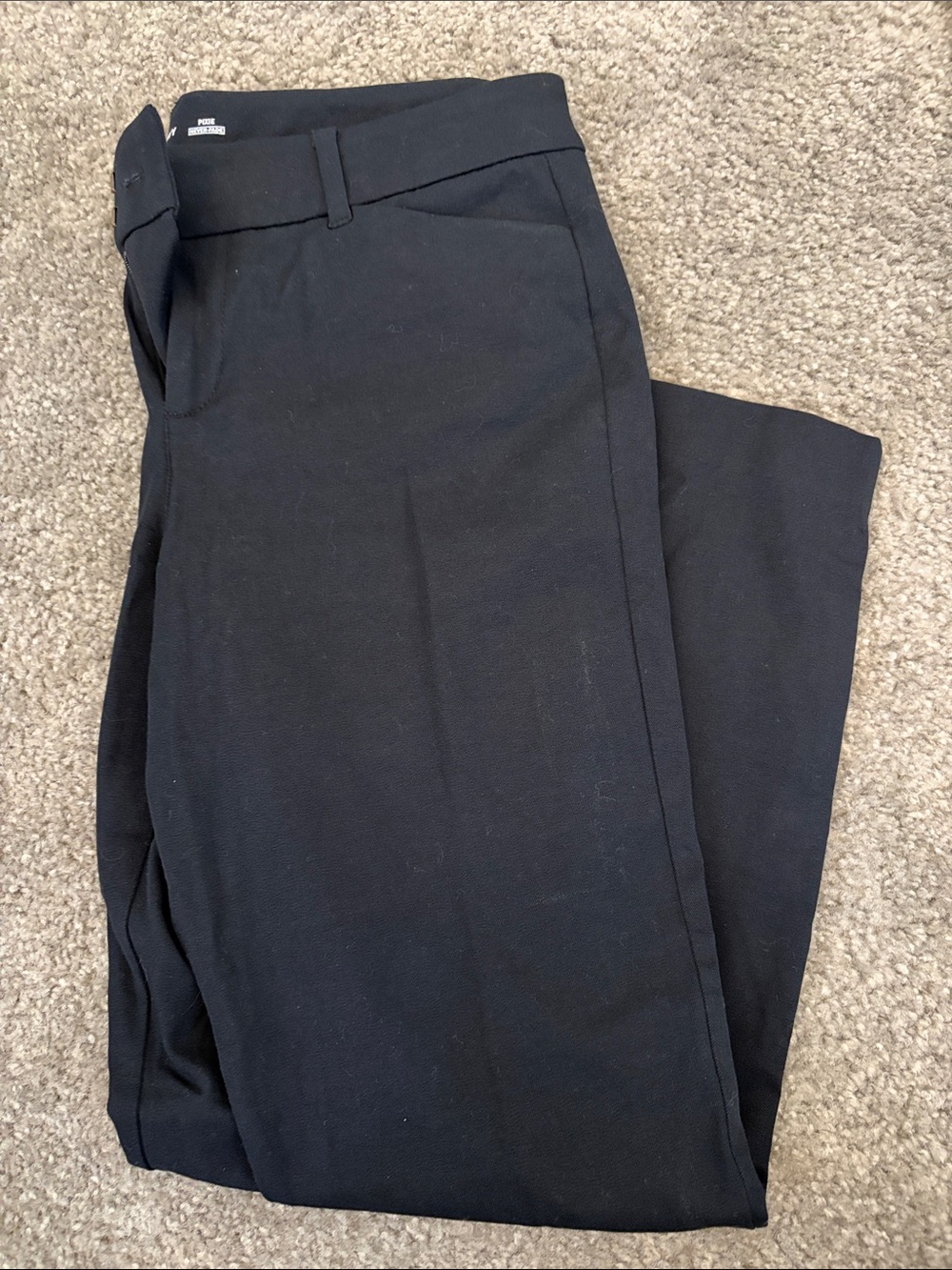 Old Navy Womens ankle length pixie Black Dress Pants